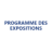 Programme des expos Paris